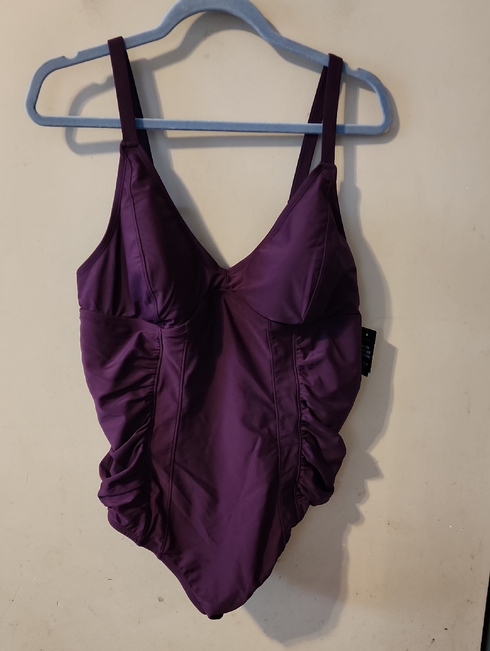torrid Deep Plum One-Piece Swimsuit